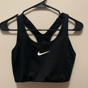 Large black Nike sports bra